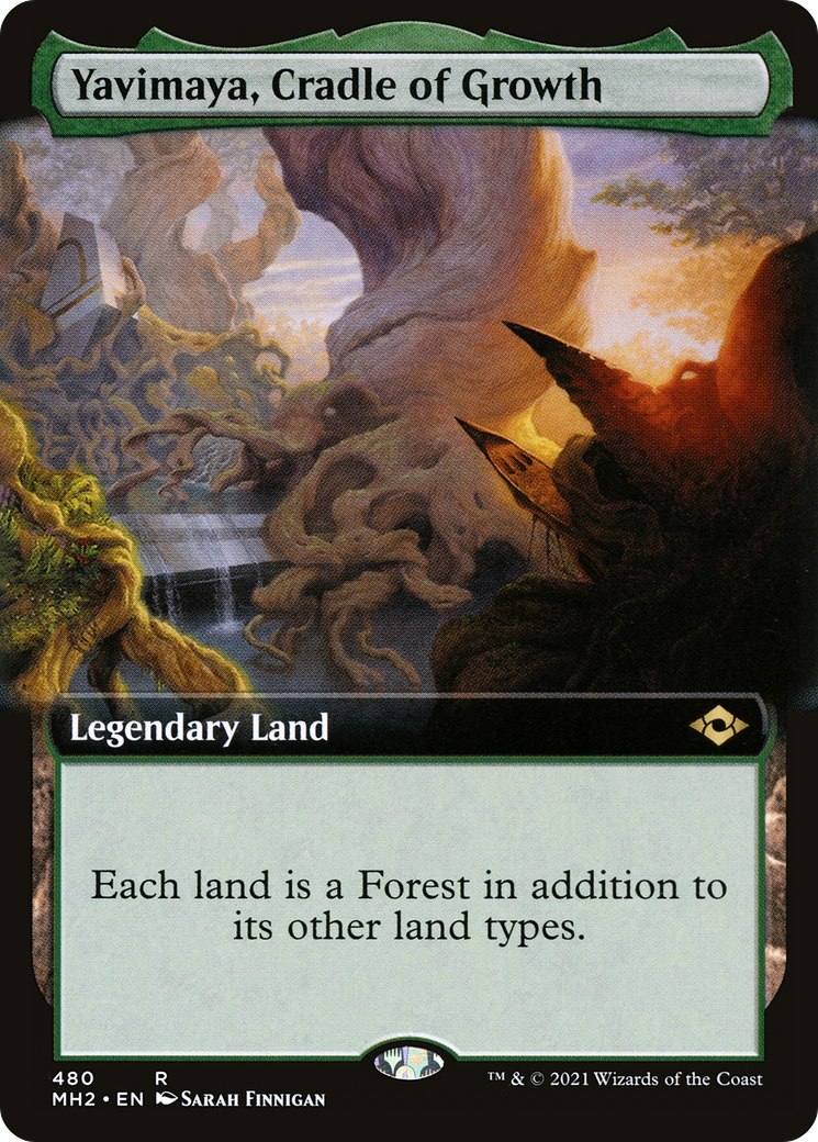 Yavimaya, Cradle of Growth (480) (Extended Art) - Foil