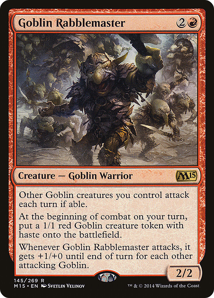 Goblin Rabblemaster - Foil