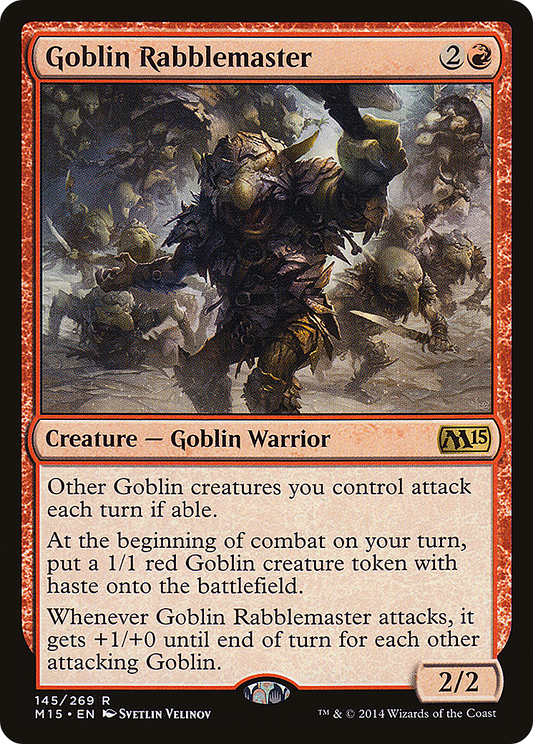Goblin Rabblemaster - Foil