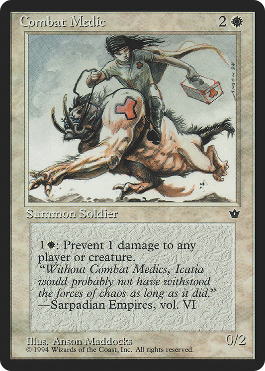 Combat Medic (Illus. Anson Maddocks)