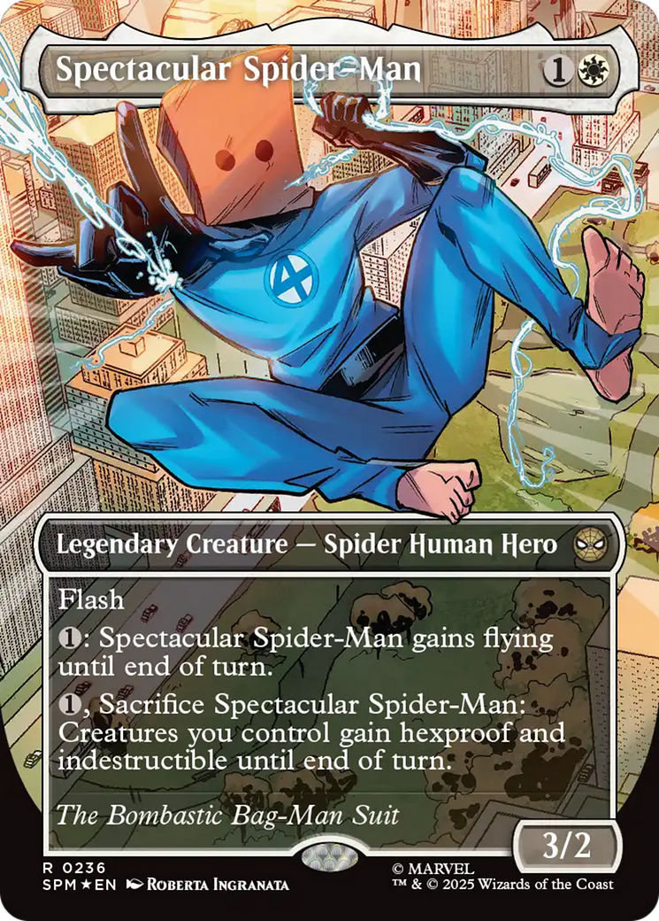 Spectacular Spider-Man (0236) (Borderless) - Textured Foil