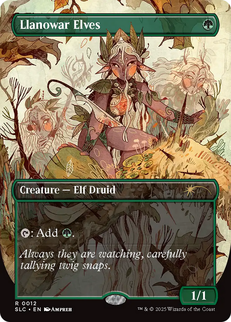 Llanowar Elves (0012) (Borderless) slc