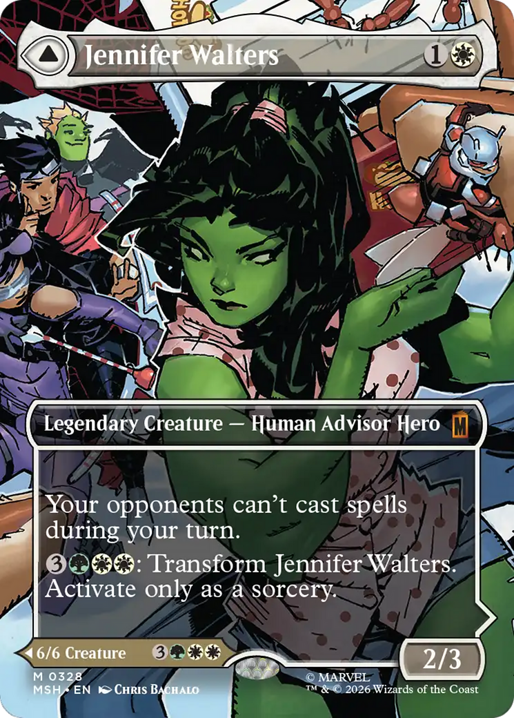Jennifer Walters // The Sensational She-Hulk (0328) (Borderless) (MSH) - Foil