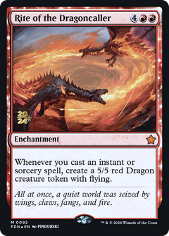 Rite of the Dragoncaller (0092) (Prerelease) - Foil