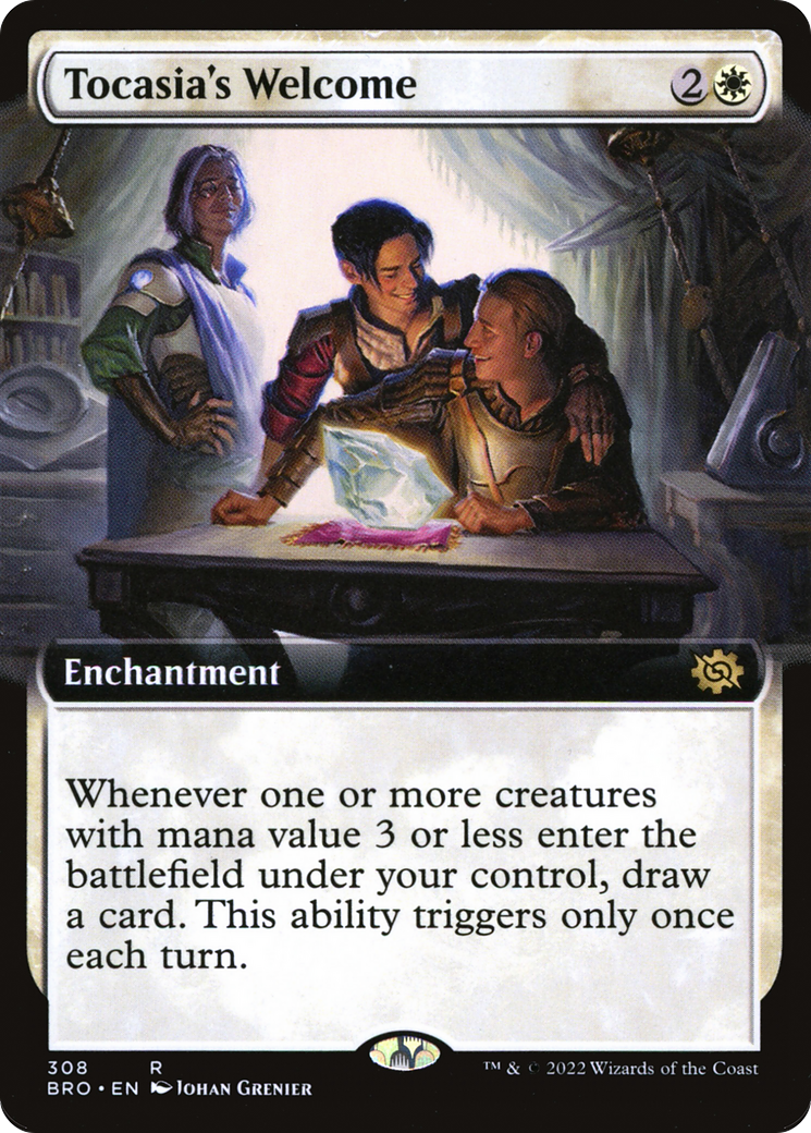 Tocasia's Welcome (308) (Extended Art) - Foil