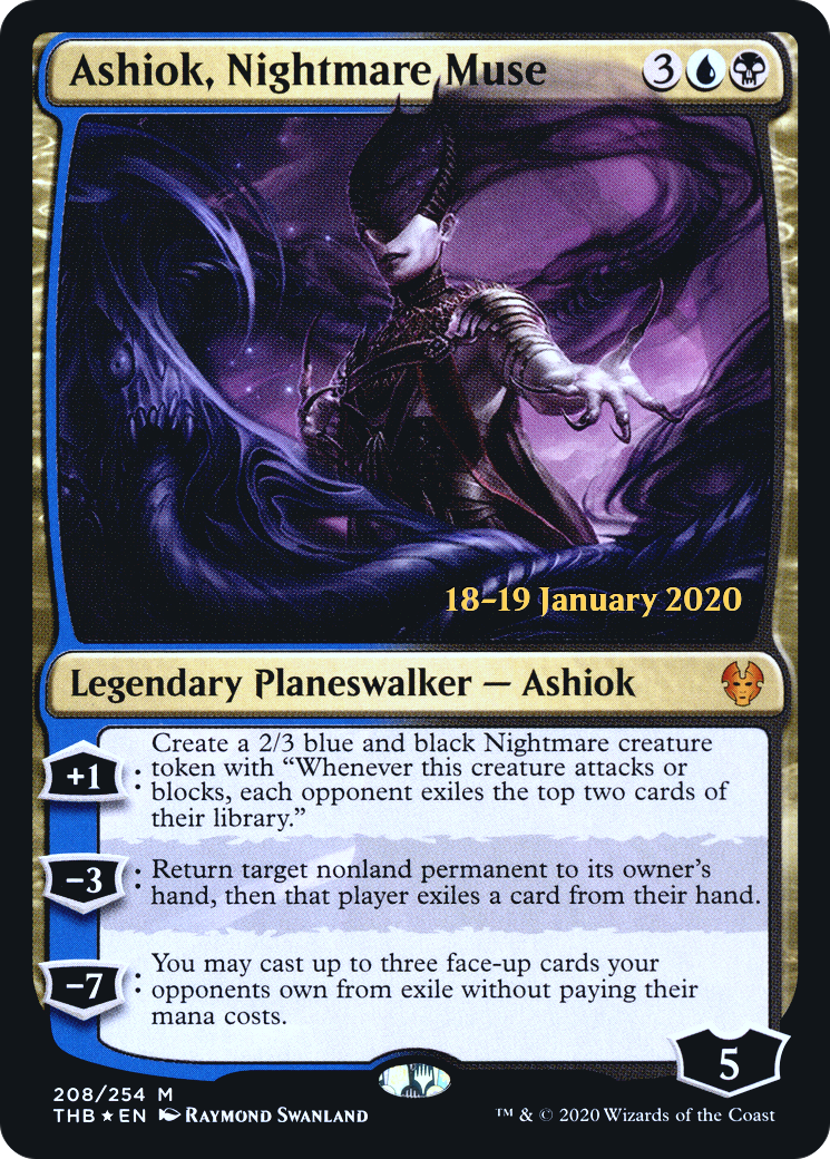 Ashiok, Nightmare Muse (208) (Prerelease) - Foil