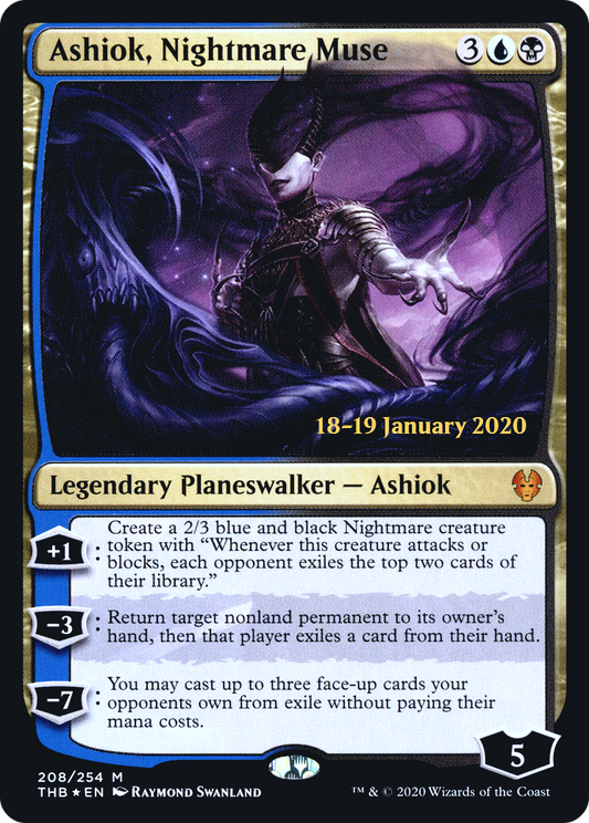 Ashiok, Nightmare Muse (208) (Prerelease) - Foil