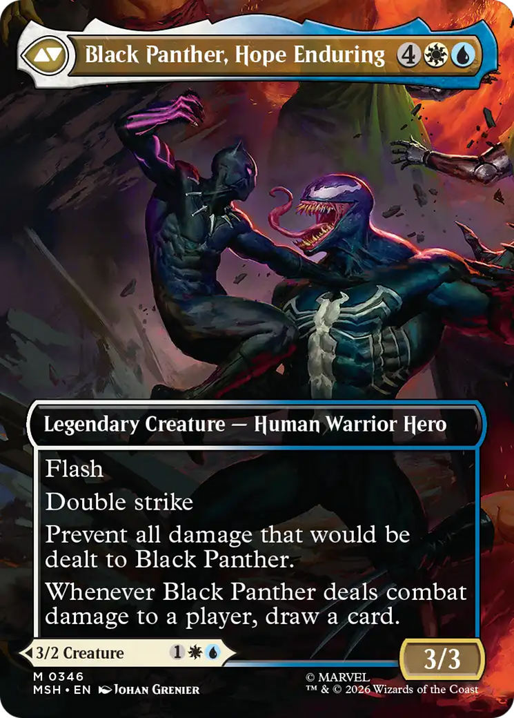 King T'Challa // Black Panther, Hope Enduring (0346) (Borderless) (MSH)