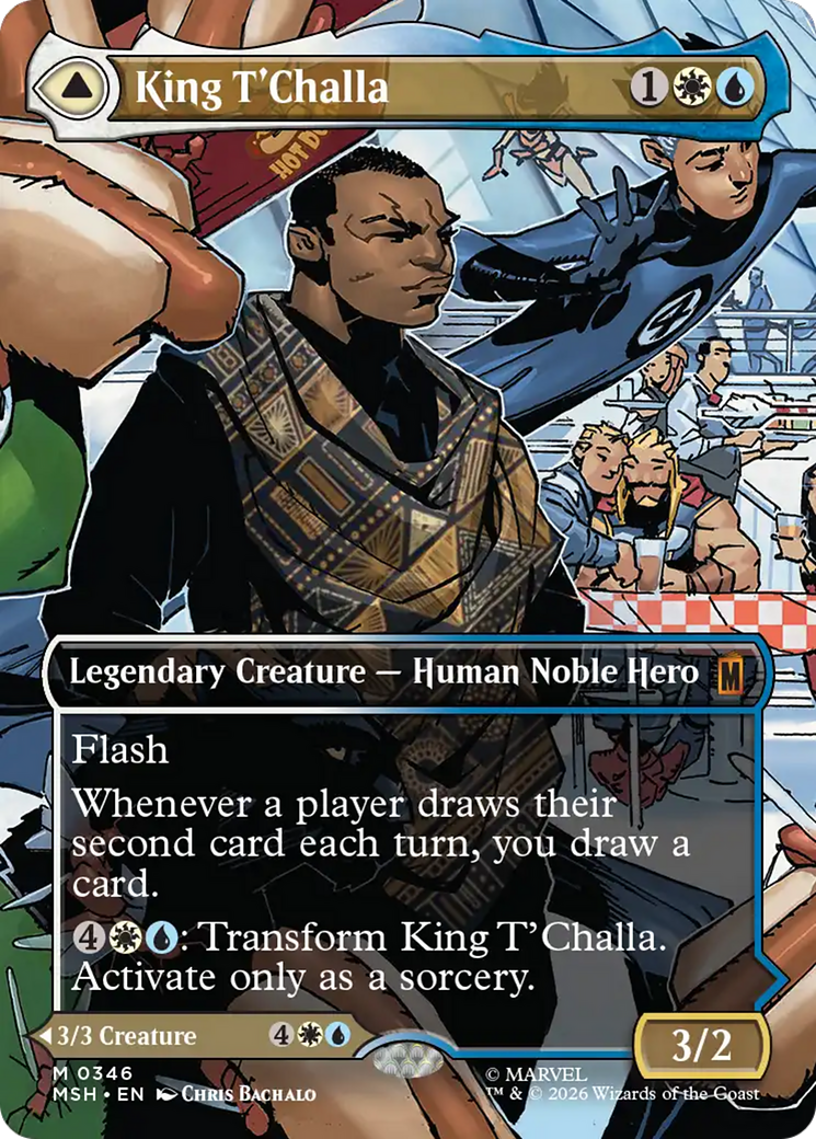 King T'Challa // Black Panther, Hope Enduring (0346) (Borderless) (MSH) - Foil