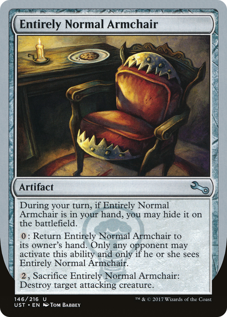 Entirely Normal Armchair - Foil