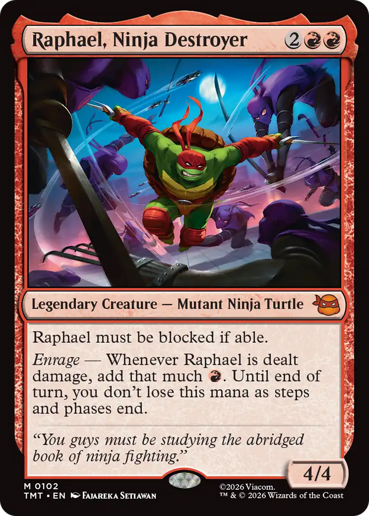 Raphael, Ninja Destroyer (TMT) - Foil