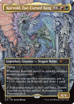 Korvold, Fae-Cursed King (2761) (Borderless) (SLD) - Foil