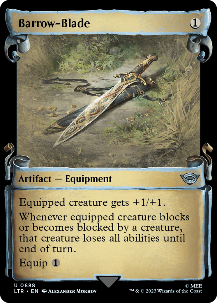 Barrow-Blade (0688) (Showcase) - Silver Foil