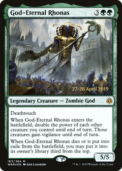 God-Eternal Rhonas (163) (Prerelease) - Foil