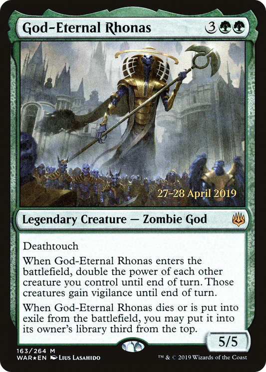God-Eternal Rhonas (163) (Prerelease) - Foil