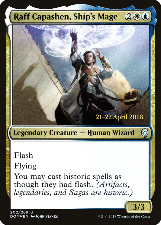 Raff Capashen, Ship's Mage (202) (Prerelease) - Foil