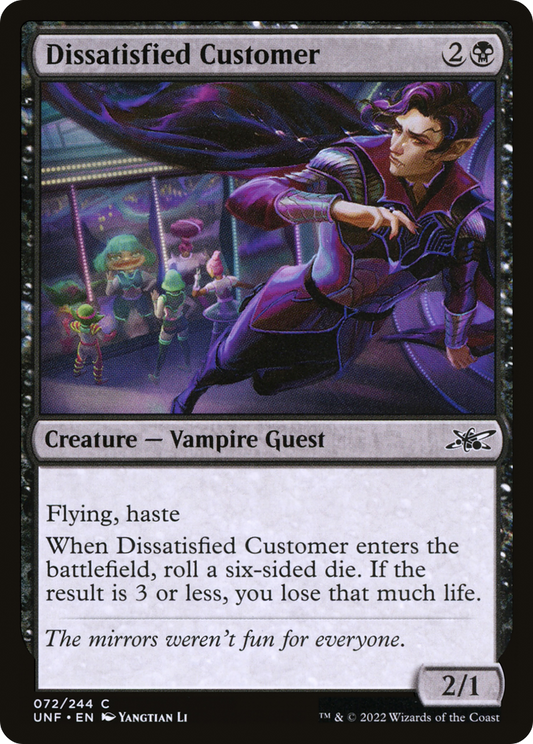 Dissatisfied Customer - Foil