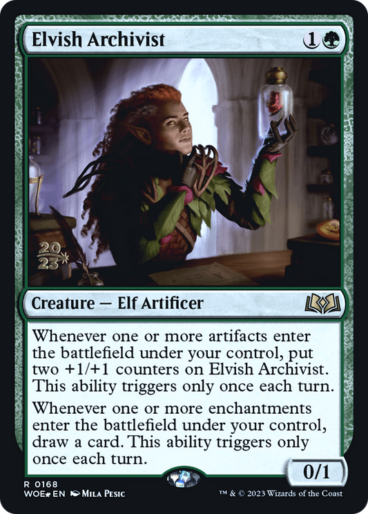 Elvish Archivist (0168) (Prerelease) - Foil
