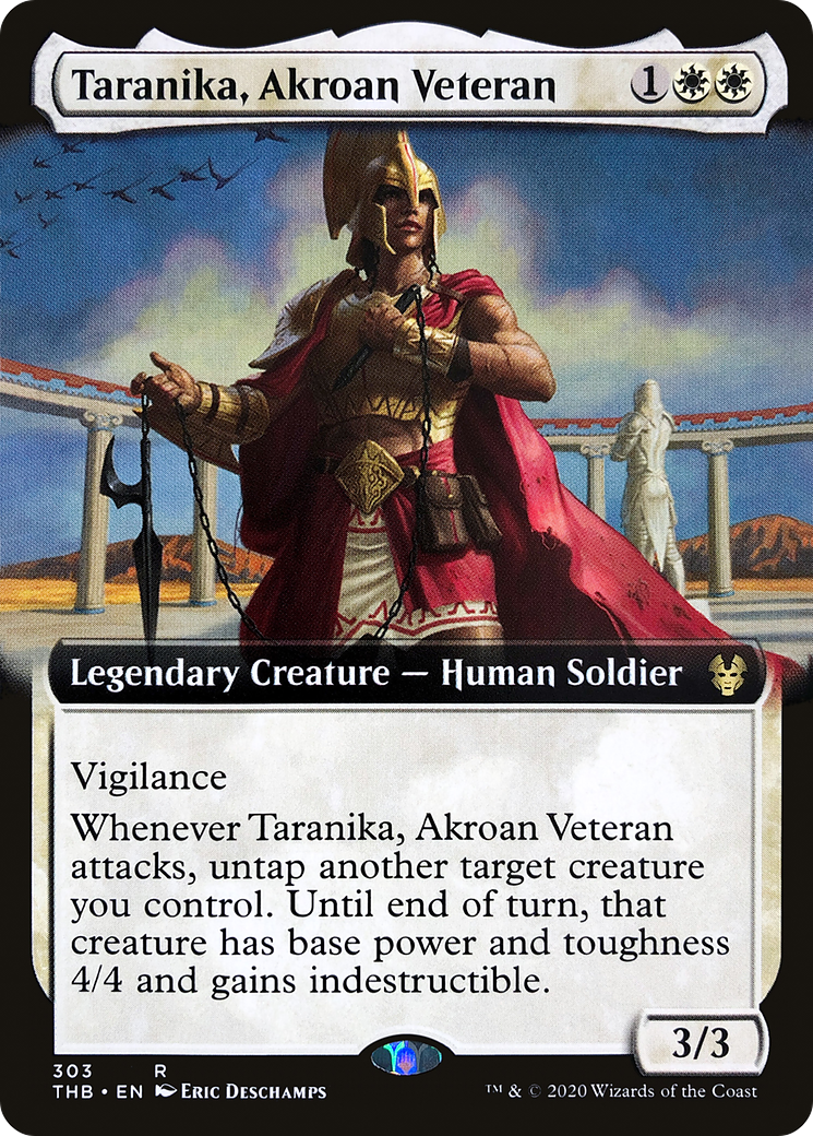 Taranika, Akroan Veteran (303) (Extended Art) - Foil