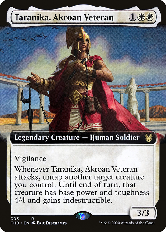 Taranika, Akroan Veteran (303) (Extended Art) - Foil