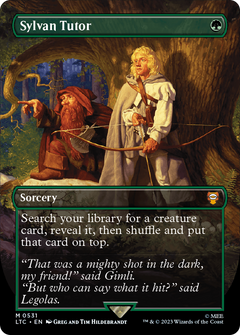 Sylvan Tutor (0531) (Borderless) - Silver Foil