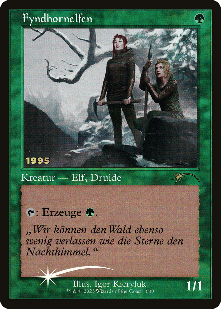 Fyndhorn Elves (003) (1995) (Retro Frame) - Foil