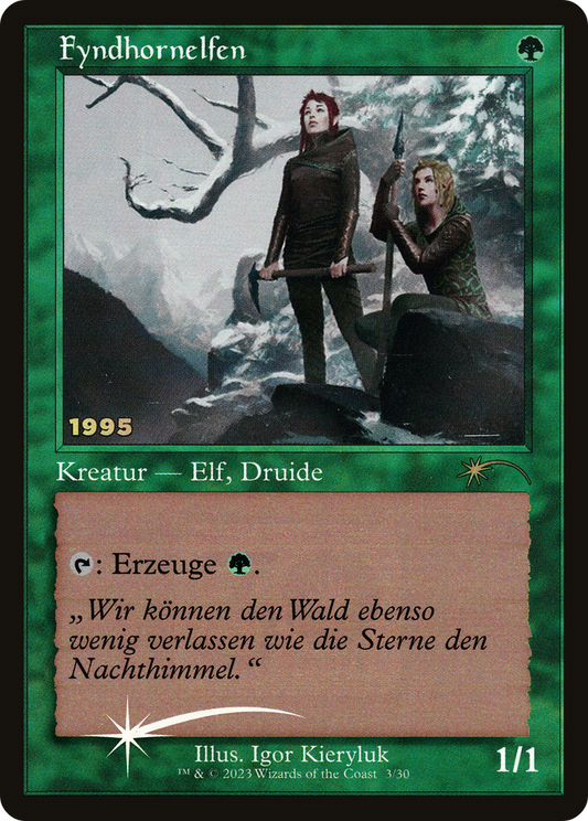 Fyndhorn Elves (003) (1995) (Retro Frame) - Foil