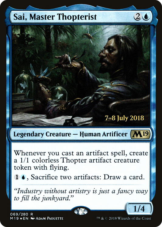 Sai, Master Thopterist (069) (Prerelease) - Foil