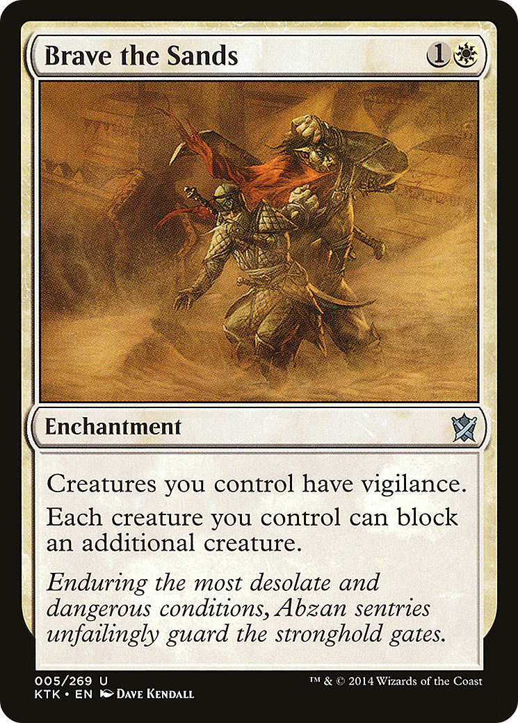 Brave the Sands - Foil
