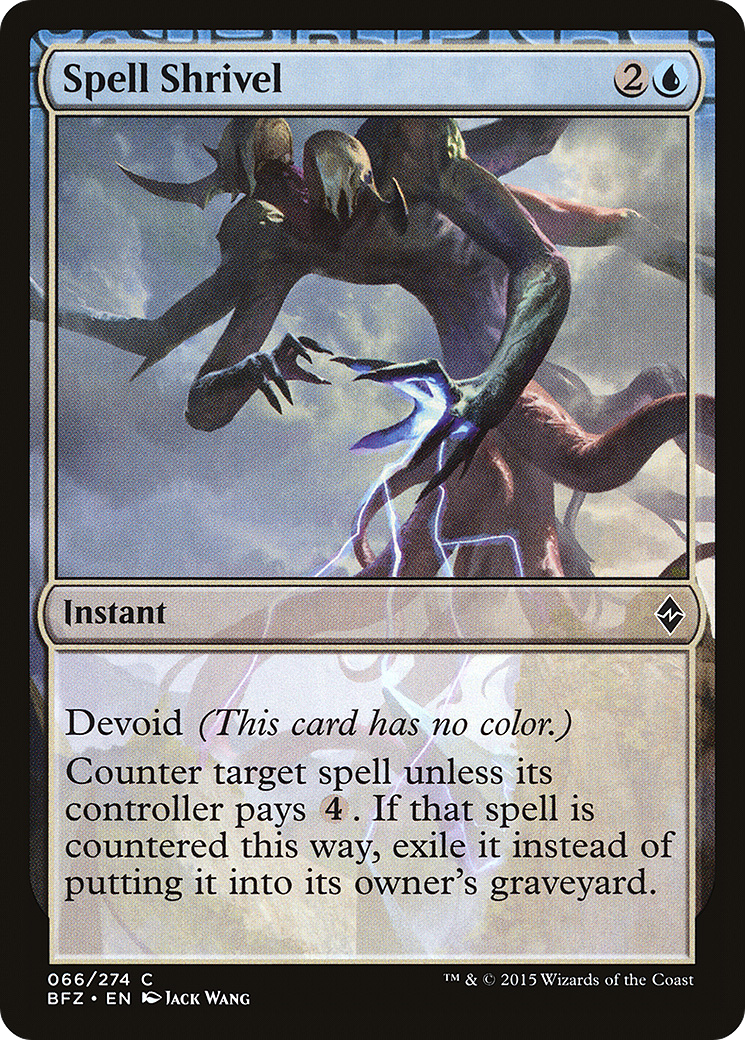 Spell Shrivel - Foil