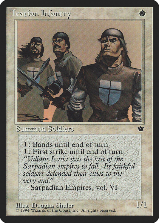 Icatian Infantry (Illus. Douglas Shuler)