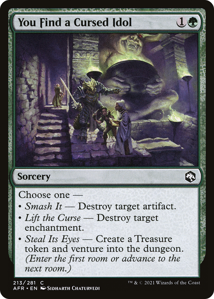 You Find a Cursed Idol - Foil