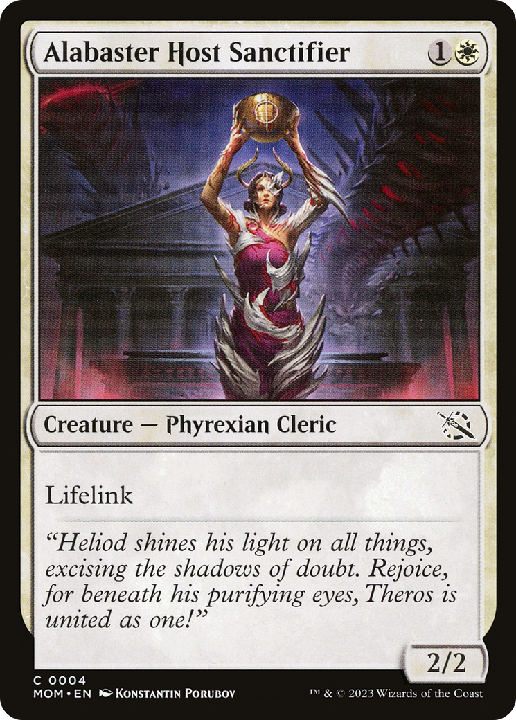Alabaster Host Sanctifier - Foil