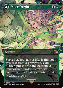 Esper Origins // Summon: Esper Maduin (0370) (Borderless) (FIN)