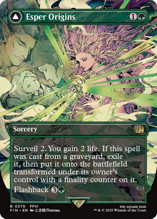 Esper Origins // Summon: Esper Maduin (0370) (Borderless) (FIN)