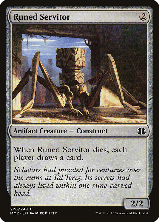 Runed Servitor - Foil