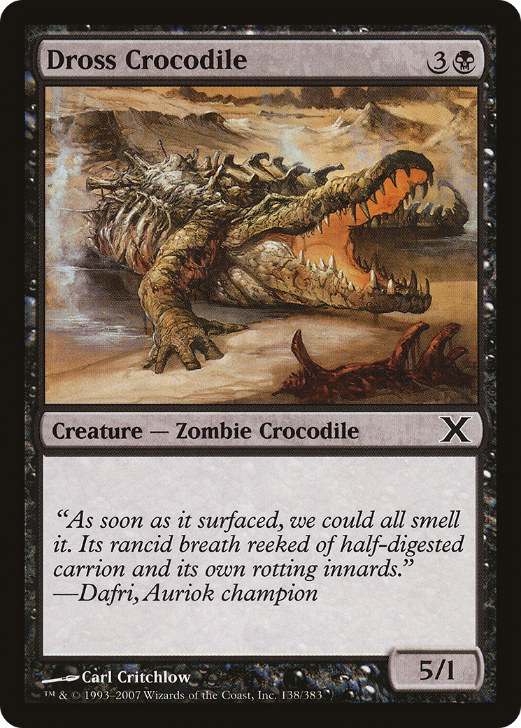Dross Crocodile - Foil