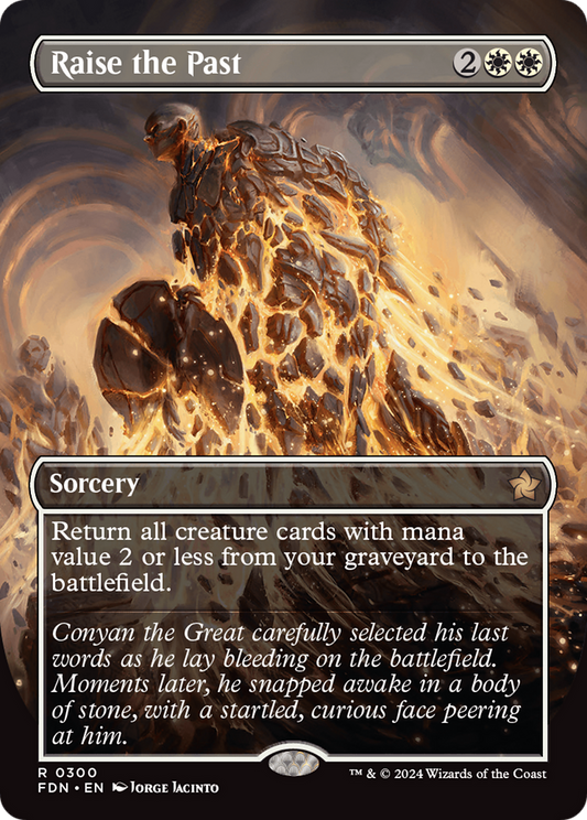 Raise the Past (0300) (Borderless) - Foil