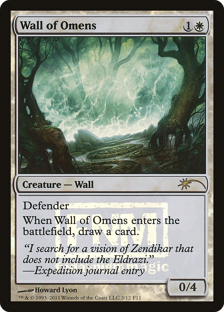 Wall of Omens (003) (FNM) - Foil