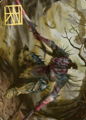 Highborn Vampire (55/81) Art Card (AZNR) - Gold-Stamped Signature