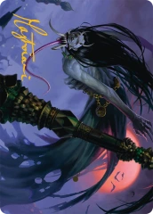 Qarsi Revenant (12/54) Art Card (ATDM) - Gold-Stamped Signature