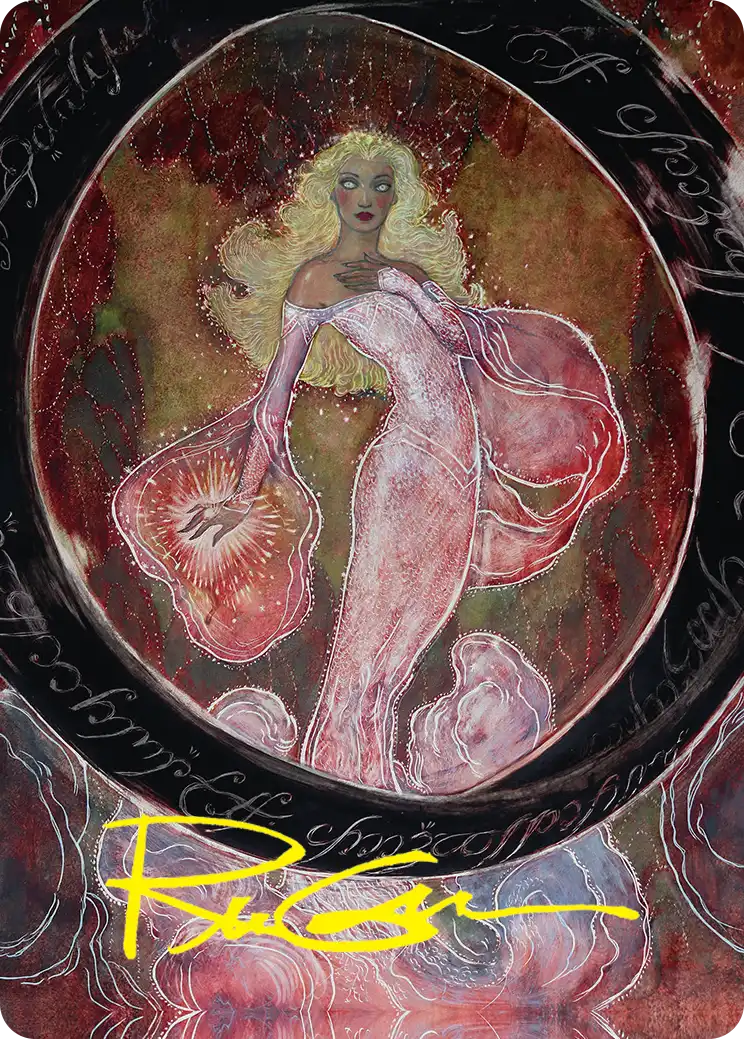 Galadriel's Dismissal (29/54) Art Card (HOB) - Gold-Stamped Signature