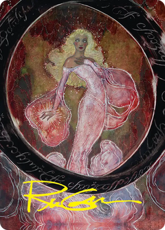Galadriel's Dismissal (29/54) Art Card (HOB) - Gold-Stamped Signature
