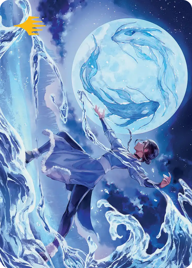 Waterbender Ascension (06/54) Art Card - Gold-Stamped Signature tla