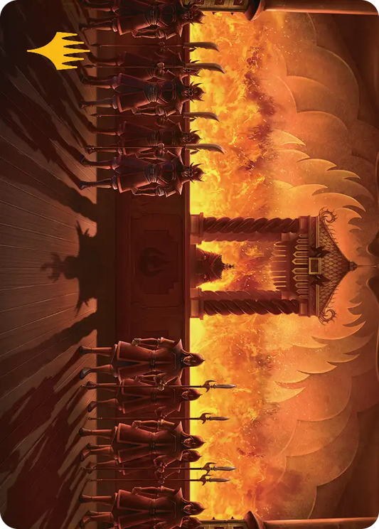 Fire Lord Ozai (27/54) Art Card - Gold-Stamped Signature tla