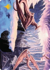 Maelstrom of the Spirit Dragon (42/54) Art Card (ATDM) - Gold-Stamped Signature