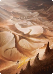 Plains (30/54) Art Card (ATDM) - Gold-Stamped Signature