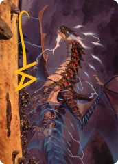 Neriv, Heart of the Storm (25/54) Art Card (ATDM) - Gold-Stamped Signature