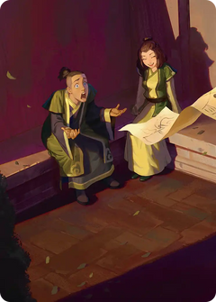 Sokka and Suki Art Card tla