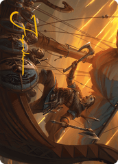 Eivor, Battle-Ready (18/20) Art Card (AACR) - Gold-Stamped Signature